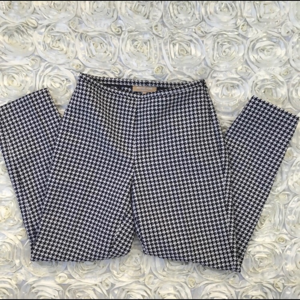 Michael Kors Houndstooth Slim Trousers 0